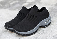 Load image into Gallery viewer, Womens Breathable Sneakers New Mesh Women Shoes Slip-On Air Cushion Casual Walking Shoes Lightweight Breathable Mesh Athletic Running Shoes Fashion Slip-on Sock Sneakers