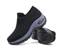 Load image into Gallery viewer, Womens Breathable Sneakers New Mesh Women Shoes Slip-On Air Cushion Casual Walking Shoes Lightweight Breathable Mesh Athletic Running Shoes Fashion Slip-on Sock Sneakers