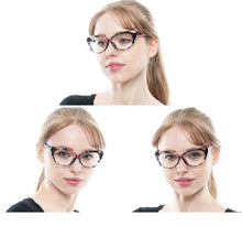 Load image into Gallery viewer, Cat Eye Reading Glasses For Women Lightweight Presbyopic Reading Glasses Fashion Cute Reader For Women Computer Readers Anti Glare UV Ray Eyeglasses +0.5 0.75 1.0 1.25 1.5 1.75 2.0 2.5 3.0 3.5 4.0