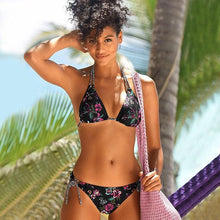 Load image into Gallery viewer, Swimwear Woman Swimsuit Bikini New Push Up Bikini Set Bathing Suit Women's Bikini Swimsuits Floral Printed Bathing Suits For Women 2 Piece Bikini Women Floral Print Beachwear Two Piece Suit
