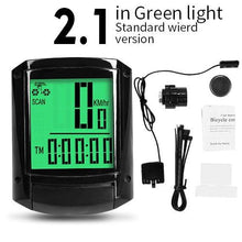 Load image into Gallery viewer, Waterproof Bicycle Computer Wireless And Wired MTB Bike Cycling Odometer Stopwatch Speedometer LED Digital Bicycles Computer Odometer Speedometer Max Distance Time For Trainer