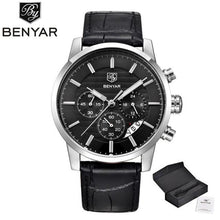 Load image into Gallery viewer, Luxury Men's Business Watches Fashion Watch Waterproof For Men's Casual Sport Leather Strap