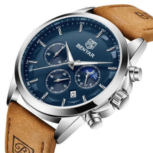Load image into Gallery viewer, Mens Stylish Chronograph Watch Sport Quartz Clock Luxury Movement Analog Fashion Business Waterproof Watches