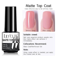 Load image into Gallery viewer, 2022 New Fashion Purple Womens Nail Gel 7ml Permanent UV LED Base Matte Glossy Luxury Colorful Effect Nail Gel for Women and Girls
