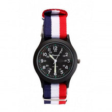 Load image into Gallery viewer, Unisex Fashion Nylon Fabric Kids Children Watch Sport Thin Students Canvas Quartz Dress Wristwatch Military Time Watch Field Outdoor Sport Mens Wristwatch With Slip-Thru Nylon Band