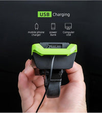 Load image into Gallery viewer, 4000mAh Bicycle Front Light Set USB Rechargeable Smart Headlight With Horn 800 Lumen LED Bicycle Light Set USB Rechargeable Super Bright Bike Headlight