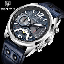 Load image into Gallery viewer, New Men Watch Top Sport Design Waterproof Men Quartz Military Wristwatch Leather Strap Analog Men Watch