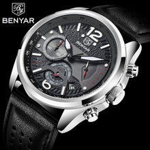 Load image into Gallery viewer, New Men Watch Top Sport Design Waterproof Men Quartz Military Wristwatch Leather Strap Analog Men Watch
