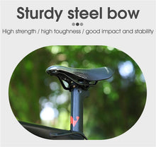 Load image into Gallery viewer, Ultra Light Comfortable Bicycle Saddle Mountain Road Bike Seat Soft Leather Hollow Breathable Cushion Seat Ergonomics Design Breathable Suspension Gel Bike Saddle Cushion For Mountain Bike Road Bike