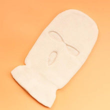 Load image into Gallery viewer, Embroidery Three-hole Balaclava Knit Hat Army Tactical CS Winter Ski Riding Mask Beanie Prom Party Mask Warm Mask Three 3 Hole Balaclava Knit Hat Ski Mask 3-Hole Knit Hat Full Face Cover Balaclava Hats Funny Party Embroidery Beanies Caps