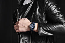 Load image into Gallery viewer, Black Multifunctional Sport Men Watches Luxury Quartz Watches Fashion Chronograph Stylish Elegant Comfortable Watch For Men
