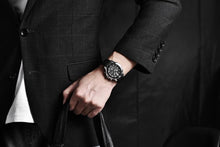 Load image into Gallery viewer, Black Multifunctional Sport Men Watches Luxury Quartz Watches Fashion Chronograph Stylish Elegant Comfortable Watch For Men