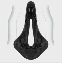 Load image into Gallery viewer, Leather Bike Saddle Road Bike Front Seat Cycling Saddles For Mens Breathable Hollow Cushion Bicycle Saddle Comfort Bike Saddle Ergonomic Waterproof Bicycle Seat For Road Bike Mountain Bike Seats