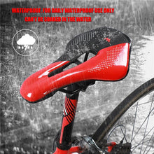 Load image into Gallery viewer, Bike Saddle Mountain Road Bike Seat PU Leather Gel Filled Cycling Cushion Comfortable Shockproof Bicycle Saddle Seat Cushion For Men Comfort Bike Saddle Anti-Slip Bicycle Saddle Waterproof Bicycle Seat For Mountain Bike Seat