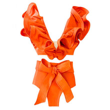 Load image into Gallery viewer, Two-Pieces Women Push-Up Padded Bra Ruffles Bandage Bikini Set Swimsuit Women's Bathing Suits Ruffles Flounce Bikini Sets Low Rise Two Piece Swimsuit Swimwear Bathing Suit Beachwear