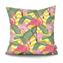 Load image into Gallery viewer, Tropical Plants Palm Leaf Pillow Cover Green Leaves Cushion Covers Flower Decorative Pillow Sofa Decorative Throw Pillow Covers Tropical Green Leaves Floor Pillow Cover for Couch Cushion Cover Plant Monstera Leaf 45x45cm