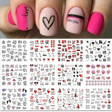 Load image into Gallery viewer, Gold 3D Nail Sticker Curve Stripe Lines Nails Stickers Gradient Adhesive Striping Tape Nail Foil Nail Art Stickers Decals Silver Strip Line Nail Decal Self-Adhesive 3D Wave Decal Decoration Metallic Curve Design Decoration for Women Girls