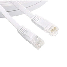 Load image into Gallery viewer, Cat6 RJ45 Network LAN Ethernet Flat Cable Computer UTP Patch Cord For Router Network Ethernet Cable Plated RJ45 Connectors Ethernet LAN Cable