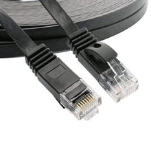 Load image into Gallery viewer, Cat6 RJ45 Network LAN Ethernet Flat Cable Computer UTP Patch Cord For Router Network Ethernet Cable Plated RJ45 Connectors Ethernet LAN Cable