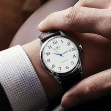 Load image into Gallery viewer, Classic Luxury Men Watch Automatic Wrist Watches Brown Leather Strap Fashionable Design Watches For Men