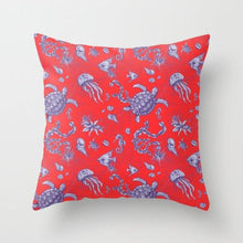 Load image into Gallery viewer, New Creative Red Cushion Case Hot Modern Home Outdoor Decorative Geometry Square Pillow Case Decorative Pillows Case Sofa Couch Seat Polyester Pillows Covers 45x45CM