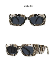 Load image into Gallery viewer, Oversized Square Sunglasses Classic Square Sunglasses For Men & Women Sun Glasses In Snake Pattern For Traveling Shades Female