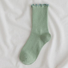 Load image into Gallery viewer, Little Flower Socks Girl's Socks Simple Solid Color Socks Women's Long Socks Kawaii Happy And Funny Breathable Socks For Women