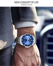 Load image into Gallery viewer, Luxury Round Business Men's Watches Fashion Waterproof Elegant Shine Stainless Steel Design Analog Luminous Men Wrist Watch