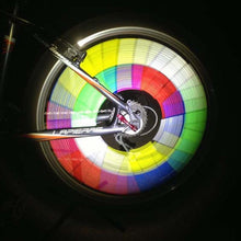 Load image into Gallery viewer, New 12 Pcs Bicycle Mountain Bike Riding Wheel Rim Spoke Mount Clip Tube Warning Light Strip Bicycle Wheel Spoke Reflector Reflective Mount Clip Tube Warning Strip Waterproof Bicycle Spoke Reflectors