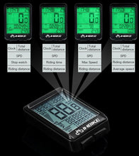 Load image into Gallery viewer, Lightweight Rainproof Bike Computer Bicycle Wireless Speedometer Odometer Cycling Watch LED Screen Measurable Backlight For Visibility At Night Auto On/Off Portable Multi-Function Design