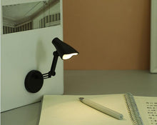 Load image into Gallery viewer, LED Mini Desk Lamp Foldable Magnetic Night Light Bedroom Study Reading Book Lamps With Clip Eye Protection Bedside Lights Decorative Table Lamp Cute Study Lamps for Bedroom Décor