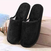 Load image into Gallery viewer, Women Home Slippers Autumn Winter Warm Furry Plush Shoes Indoor Bedroom Light EVA Couple Cotton Slipper House Memory Foam Slippers Furry Faux Fur Lined Bedroom Shoes