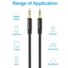 Load image into Gallery viewer, Durable 3.5mm Audio Aux Cable Jack For Speaker Headphone Car Audio Mobile Phones