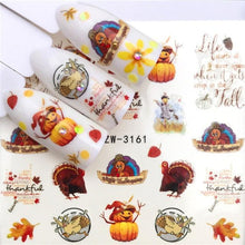 Load image into Gallery viewer, Nail Art Water Transfer Stickers Anime Mouse Animal Kid slider adhesive Watermark Decals Women Beauty Wedding Nails Decal Self-Adhesive 3D Wave Design Decoration for Women Girls Art Stickers Decal Decoration Metallic Curve Strip Line Nail