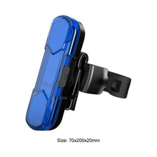 Load image into Gallery viewer, Mini Silicone Bicycle Front Rear Light Set 3 Modes Waterproof Mountain Road Bike Cycling Headlight Tail Warning Lamp Front And Rear Silicone LED Bike Headlight And Taillight Waterproof And Safety Road Mountain Bike Lights