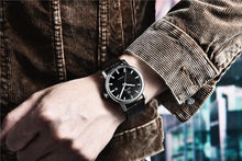 Load image into Gallery viewer, 2021 Fashion Luxury Leather Strap Casual Analog Watch Men Stainless Steel Wristwatch Waterproof Watches