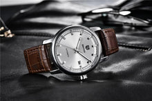 Load image into Gallery viewer, 2021 Fashion Luxury Leather Strap Casual Analog Watch Men Stainless Steel Wristwatch Waterproof Watches