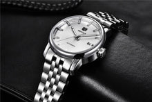 Load image into Gallery viewer, 2021 Fashion Luxury Leather Strap Casual Analog Watch Men Stainless Steel Wristwatch Waterproof Watches