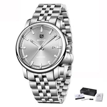 Load image into Gallery viewer, 2021 Fashion Luxury Leather Strap Casual Analog Watch Men Stainless Steel Wristwatch Waterproof Watches