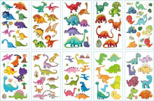 Load image into Gallery viewer, 10pcs Dinosaur Sticker Temporary Tatoo Waterproof Colorful Elegant Children Tattoos