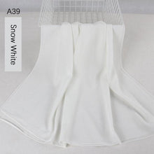 Load image into Gallery viewer, Fashion Soft Long Plain High Quality Premium Heavy Lightweight Elegant Chiffon Hijab Scarf Scarves Hijabs Lightweight Islamic Head Wear Escharpe Shawls Long Shawls For Women
