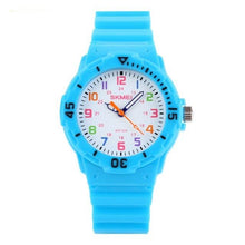 Load image into Gallery viewer, Fashion Children Watches 50M Waterproof Kids Quartz Wristwatches Clock For Boys Girls Analog Watch Waterproof Learning Time Wrist Watch Easy To Read Time Wrist Watches For Kids