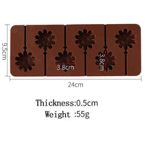 Load image into Gallery viewer, Silicone Lollipop Molds Chocolate And Candy Molds Cake Mold Variety Shapes Cake Pastry Decorating Form Silicone Bakeware Silicone Lollipop Mold Shape Of Swirl Heart Bunny Star Butterfly Little Bear Flower Sucker Molds Chocolate Hard Candy Molds