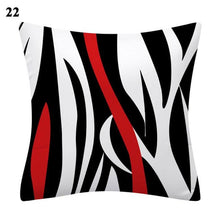 Load image into Gallery viewer, Red Abstract Cushion Cover Geometric Pillow Cases Sofa Decorative Modern Abstract Painting Pillow Case Beautiful Cushion Covers Fashion Pillowcase Pillow Cover
