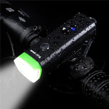 Load image into Gallery viewer, Front Bicycle Light USB Rechargeable LED Bike Light Waterproof Cycling Headlight Climbing Safety Flashlight Lamps Bike Light Super Bright Bicycle Light Easy To Install Fits All Bikes Headlights With Modes