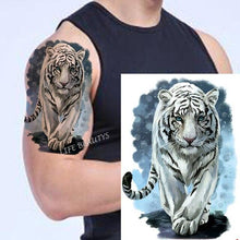 Load image into Gallery viewer, Fashion Temporary Sticker Tiger Tattoo Waterproof Removable Realistic Body Tatoo For Mens