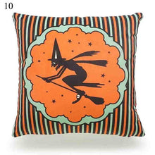 Load image into Gallery viewer, Halloween Cushion Cover Soft Linen Pillow Case Sofa Decoration Pumpkin Printed Pillow Case Orange And Black Pillow Cover For Living Room Car Pillowcase Home Supplies
