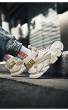 Load image into Gallery viewer, Modern High Top Beige Men's Sneakers Chunky Men Shoes Fashion Casual Breathable Men's Height Increasing Casual Outdoor High Quality Sport Sneakers
