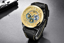 Load image into Gallery viewer, Business Mens Fashion Watches Quartz Silicone Sport Multifunction Watch Men Luxury Waterproof Luminous Hands