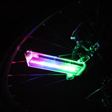 Load image into Gallery viewer, Bicycle Light Cycling Bike Tire Wheel Valve LED Flash Spoke Warning Light Lamp Bike Spoke Decorations Wheel Lights Ultra Bright Waterproof Bicycle Spoke Lights Cycling Decoration Safety Warning Flashlight